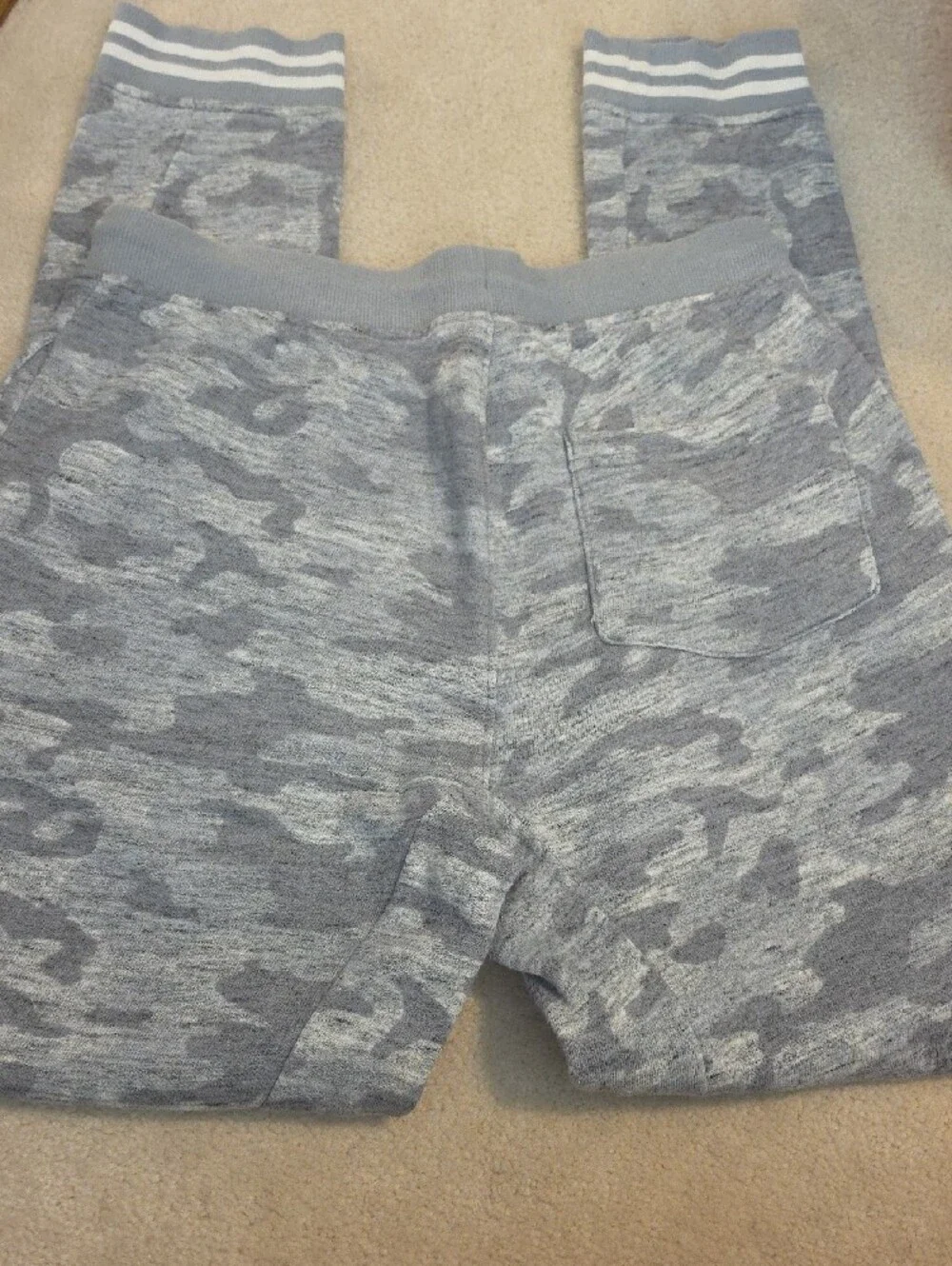 Gymboree Light Gray CAMO Knit SweatPANTS